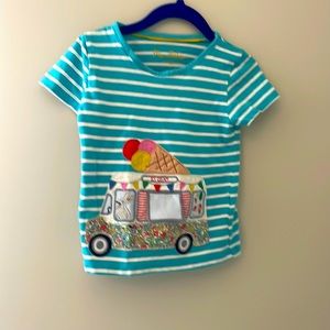 Mini Boden ice cream truck shirt with a peekaboo  window